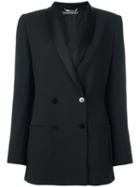 Alberta Ferretti - Classic Blazer - Women - Acetate/rayon - 48, Black, Acetate/rayon