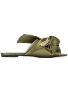 No21 Bow Detail Sandals - Green