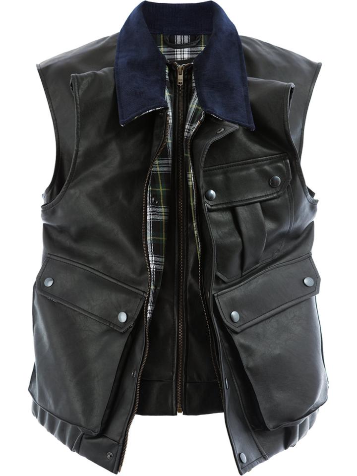 Y / Project Siamese Twin Vest - Black