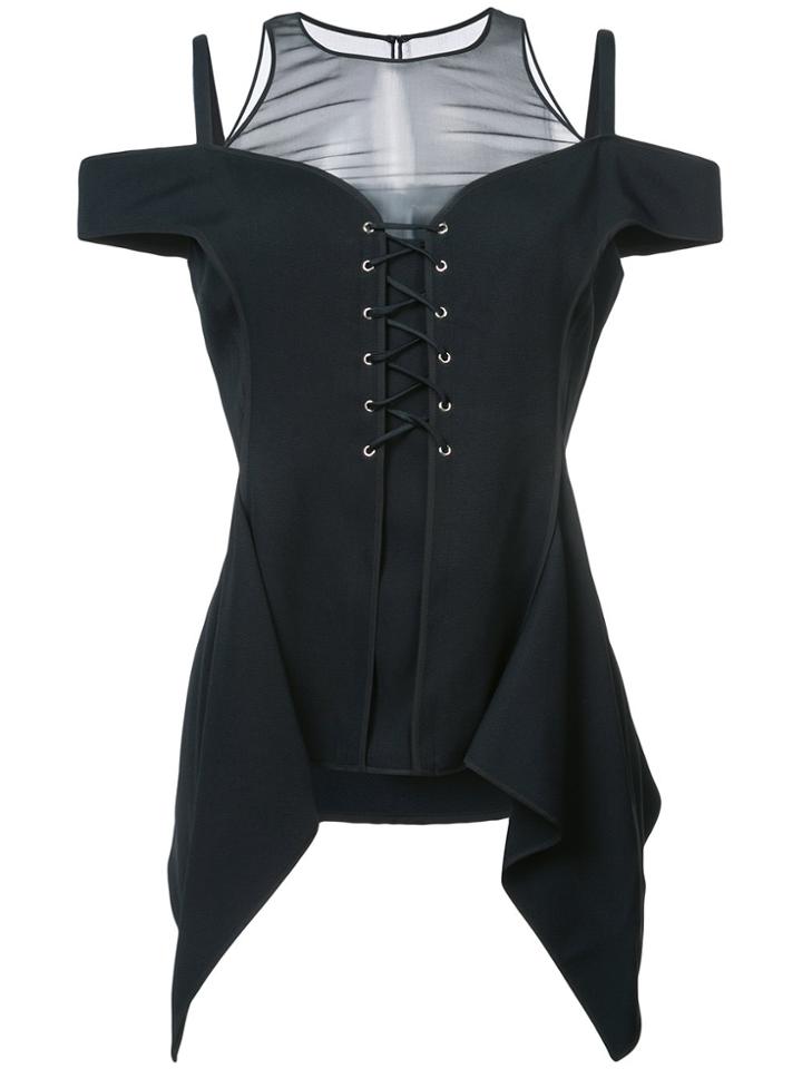 Jason Wu Corset Style Top - Black