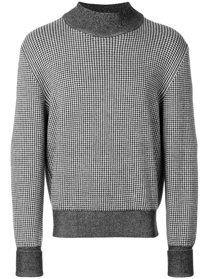 Études Houndstooth Sweater - Grey