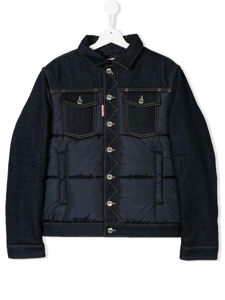 Dsquared2 Kids Dsquared2 Kids Dq02wld00s3 Blue Synthetic->polyamide
