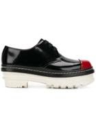 Marni Two Tone Lace-up Shoes - Black