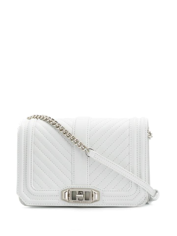 Rebecca Minkoff Love Rectangle Satchel Bag - White