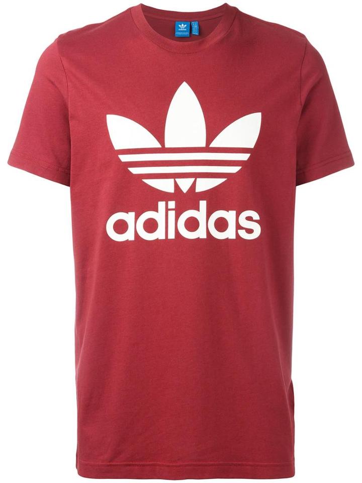 Adidas Originals Original Trefoil Logo T-shirt, Men's, Size: Medium, Red, Cotton