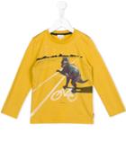 Paul Smith Junior Dinosaur Print T-shirt, Boy's, Size: 12 Yrs, Yellow/orange