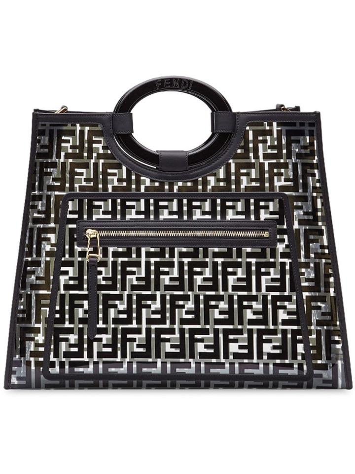Fendi Runaway Shopper Bag - Black