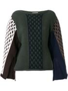 Jw Anderson Multi Cable Knit - Green