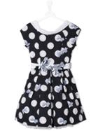 Lapin House Polka Dots Flared Dress, Girl's, Size: 14 Yrs, Blue