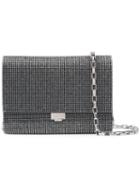 Michael Kors Foldover Top Crossbody Bag, Women's, Grey, Calf Leather