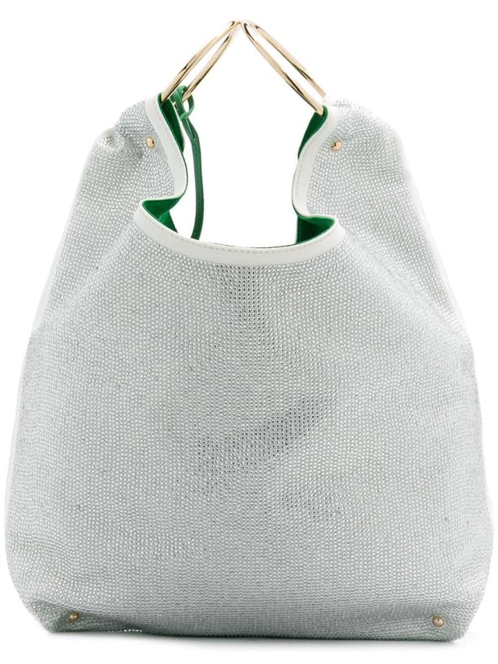 Sara Battaglia Loose Wide Tote Bag - White