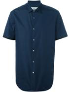 Pringle Of Scotland Shortsleeved Shirt, Men's, Size: 16, Blue, Cotton
