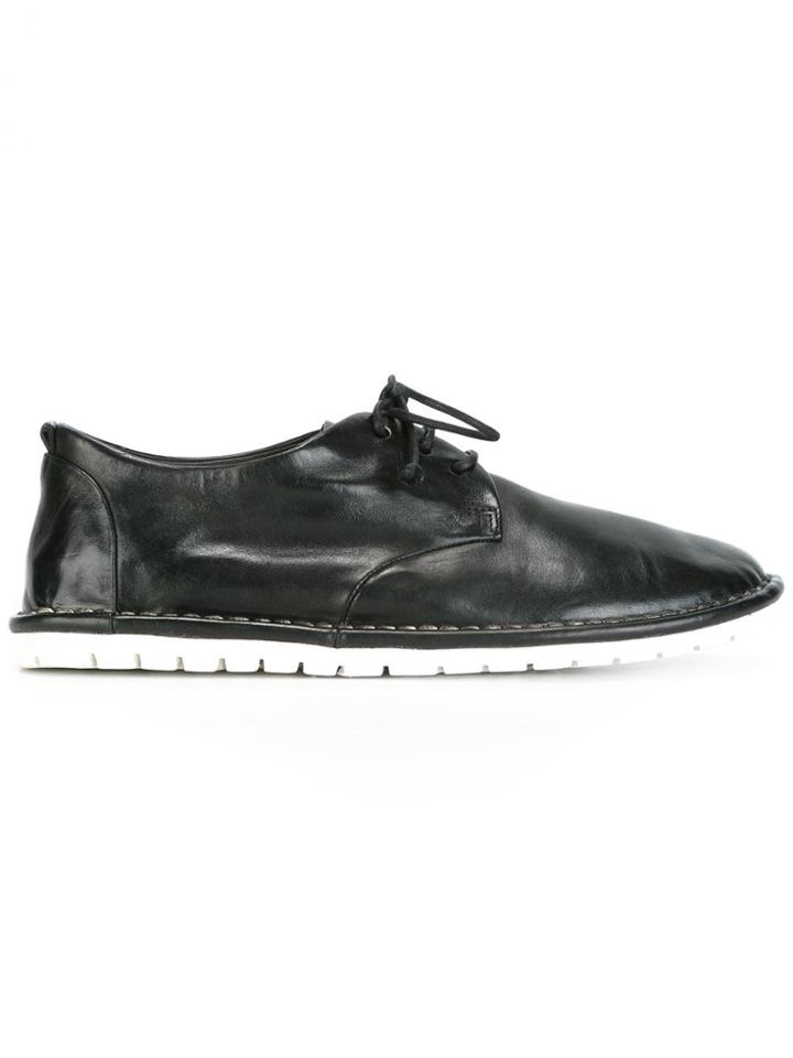Marsèll Contrast Sole Lace-up Loafers - Black