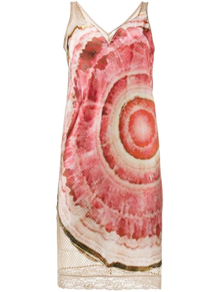 Givenchy Agate Print Mesh Dress - Neutrals