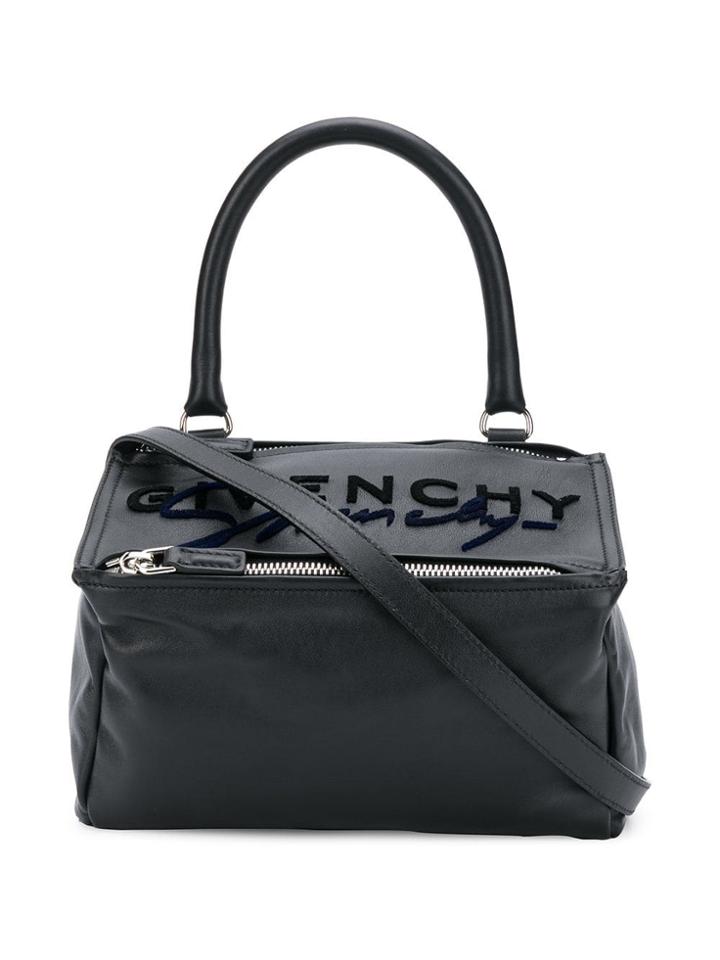 Givenchy Double Top Zip Tote Bag - Black