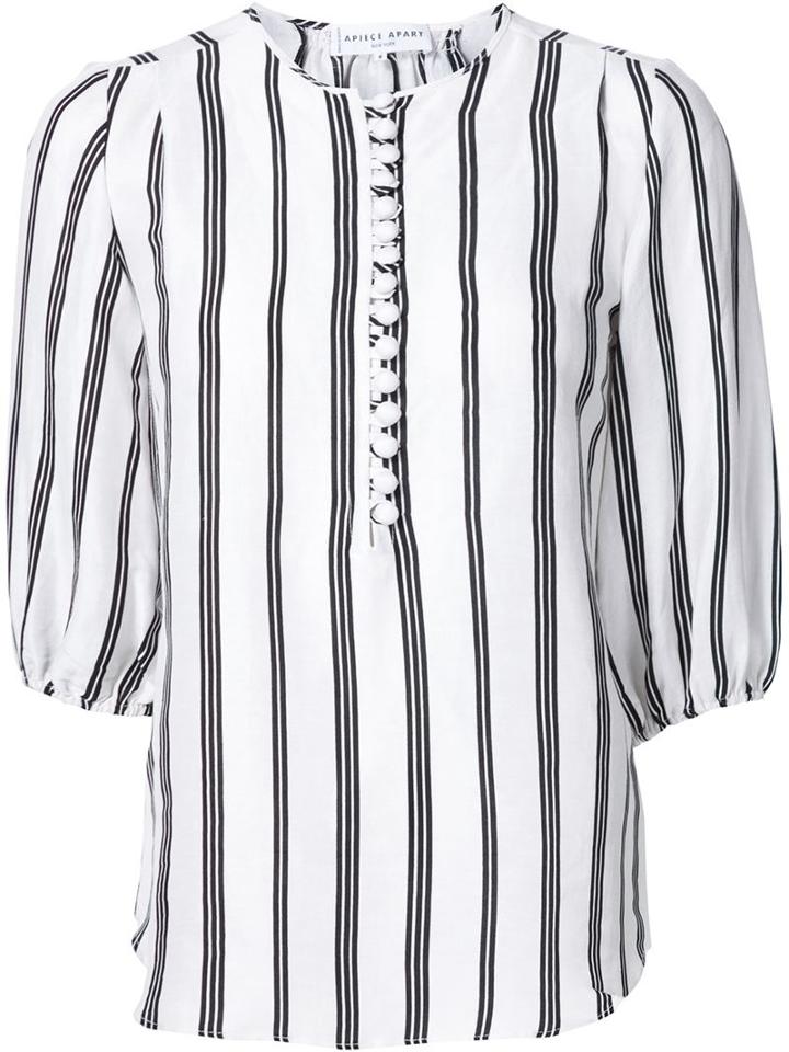 A Piece Apart 'nueva Augustina' Stripe Shirt