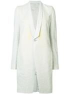 Rick Owens Spider-web Effect Coat - Nude & Neutrals