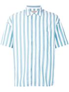 Burberry Striped Shirt - Blue