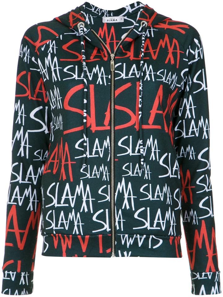 Amir Slama Logo Print Track Suit - Black