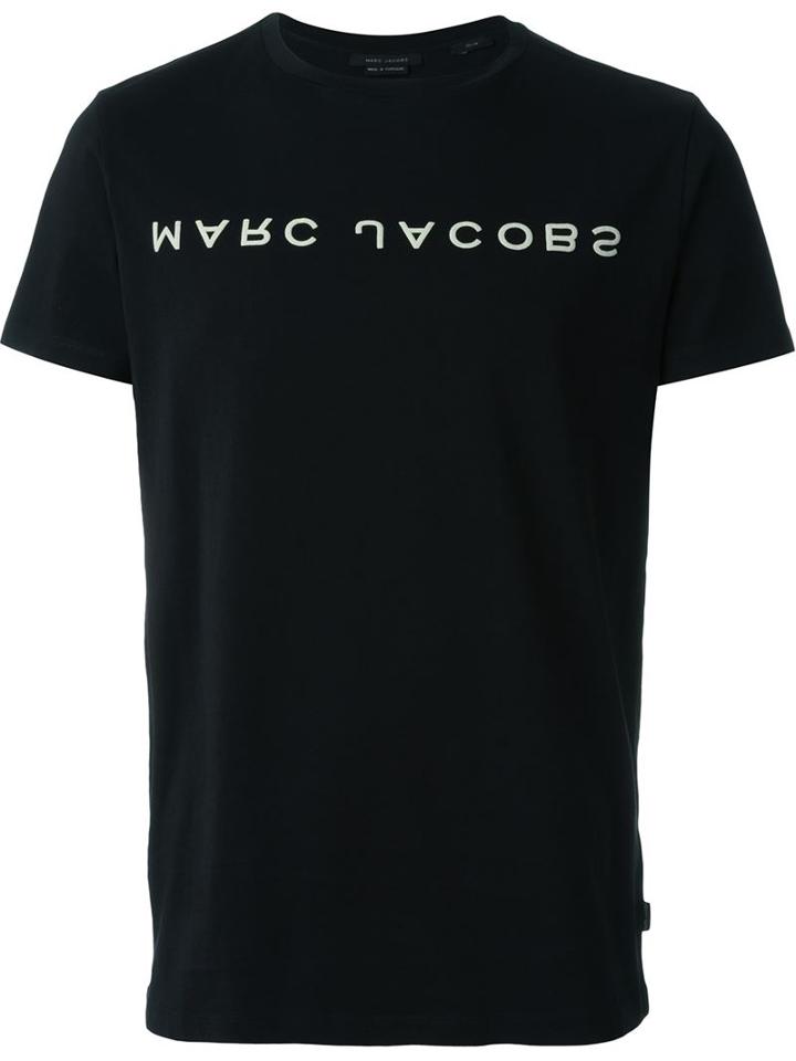 Marc Jacobs Logo T-shirt, Men's, Size: L, Black, Cotton