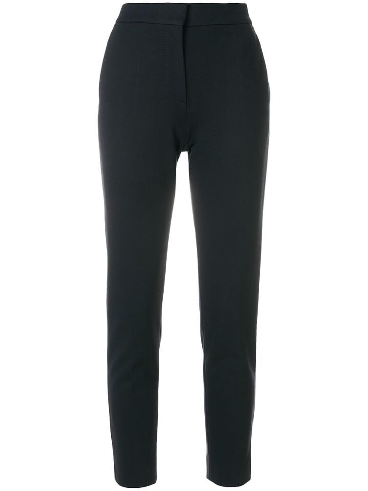 Max Mara Slim Jersey Trousers - Blue