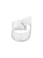 Coup De Coeur Graphic Two Layer Ring - Metallic