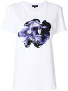 Salvatore Ferragamo Flower Print T-shirt - White