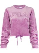 Fila Crew Neck Logo Sweater - Purple