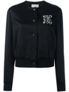 Christopher Kane Cady Cropped Jacket, Women's, Size: 44, Black, Acetate/viscose/polyester