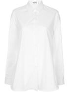 Jil Sander Long Sleeved Shirt - White