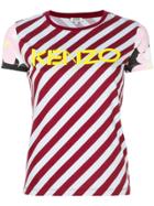 Kenzo Diagonal Striped T-shirt - Multicolour