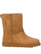 Ugg Australia Interior Lined Square Toe Boots - Brown