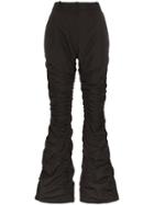 Hyein Seo Wide Leg Shirring Trousers - Black