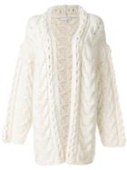 Iro Chunky Knit Cardigan - White