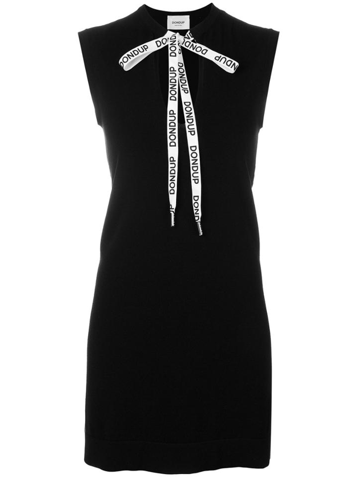 Dondup Knitted Sleeveless Mini Dress - Black