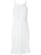 Reinaldo Lourenço Pleated Short Dress - White
