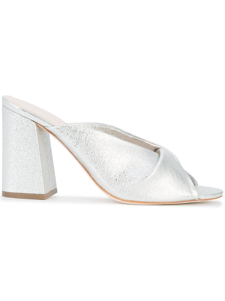 Loeffler Randall Laurel Twist Sandals - Metallic