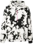 Daniel Patrick Vertical Logo Hoodie - White