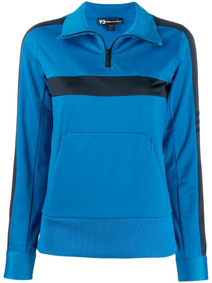Y-3 Stripe Top - Blue