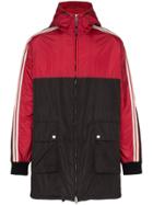 Gucci Quilted Lining Hooded Parka Jacket - Red
