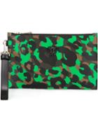 Versace Camouflage Print Clutch