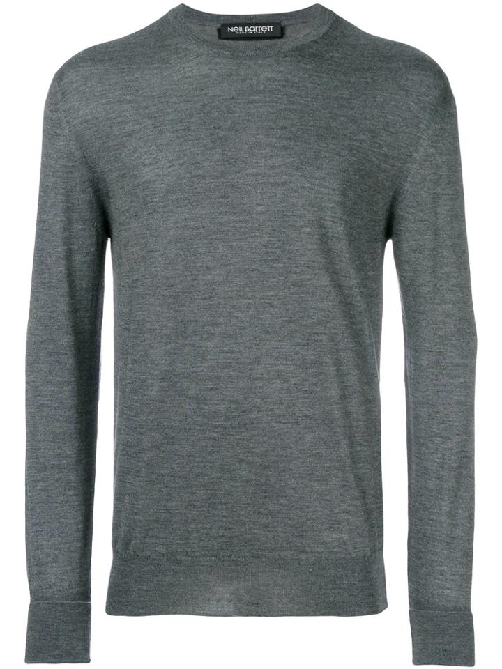 Neil Barrett Crew Neck Sweater - Grey