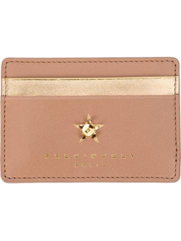 Preciously Star Embellished Cardholder - Neutrals