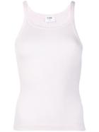 Re/done Ribbed Tank Top - Pink
