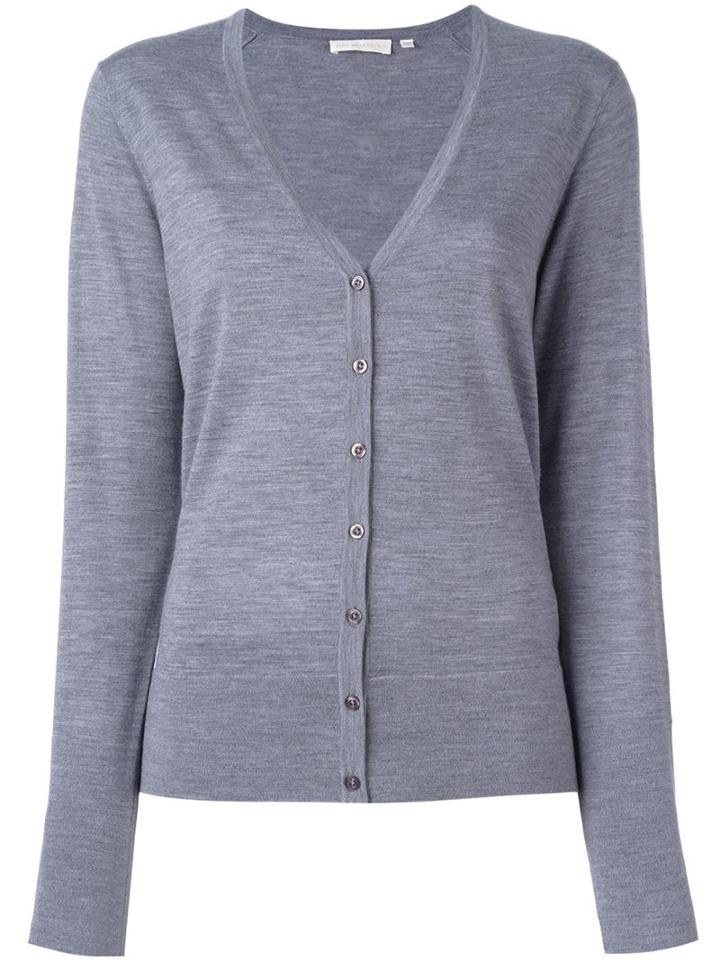 The Mercer N.y. V-neck Cardigan, Women's, Size: 38, Grey, Merino