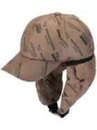 Wooyoungmi Logo-print Ear Flap Cap - Brown