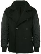 Wooyoungmi Classic Pea Coat - Black