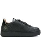 Twin-set Classic Lace-up Sneakers - Black