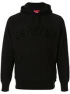 Supreme Chenille Arc Hooded Sweatshirt - Black