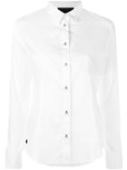 Philipp Plein Virgo Shirt, Women's, Size: Large, White, Cotton/spandex/elastane